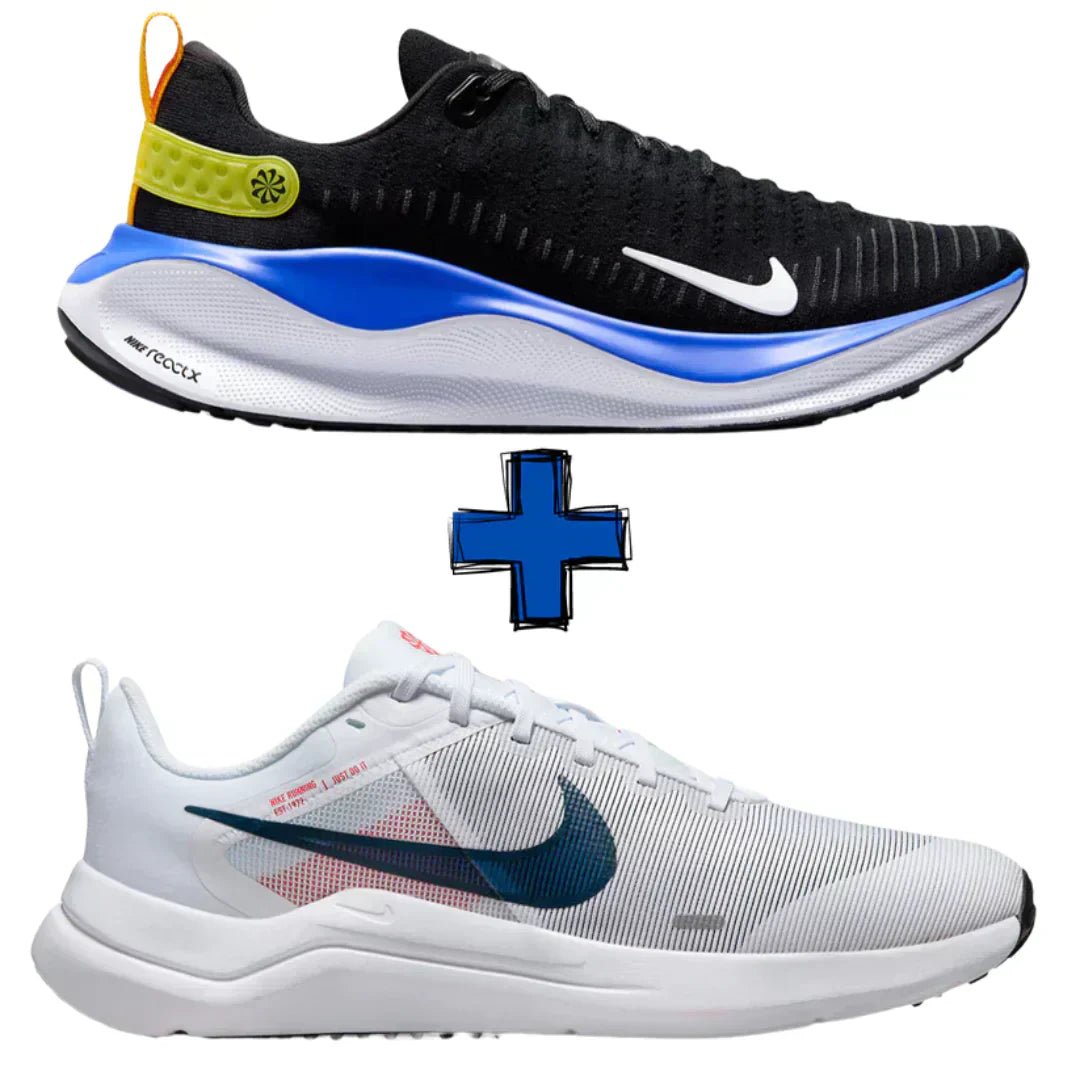 COMBO CON ZAPATILLAS Infinity 4 Hombre + Running Downshifter 12 Hombre