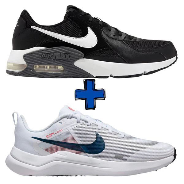 COMBO CON ZAPATILLAS Air Max Excee + Running Downshifter 12 Hombre